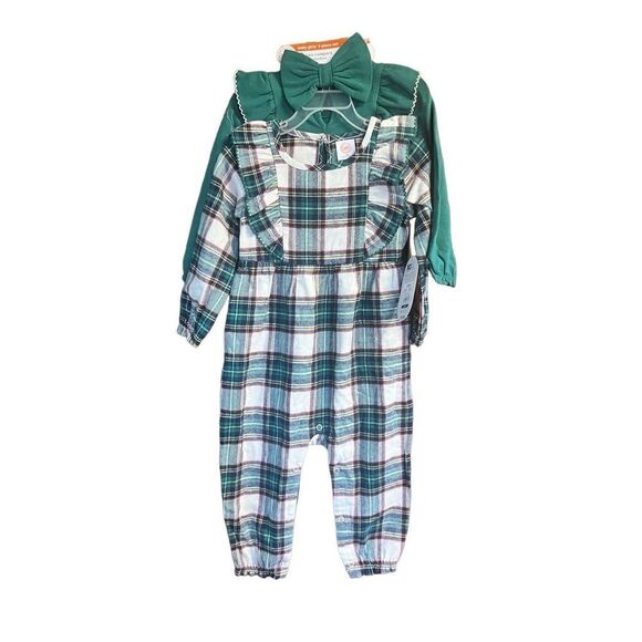 🔥5/20🔥 Wonder Nation 3 Pc Jumper Set Sz 24M NWT - Picture 2 of 5